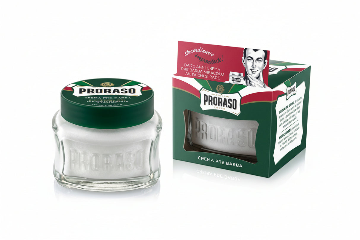 Proraso Pre Shave Creme Erfrischend, grün