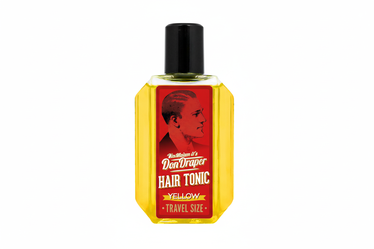 Don Draper Hair Tonic YELLOW Travel Size